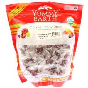 Yummy Earth Drops Organic Pomegranate Puck 13 Oz
