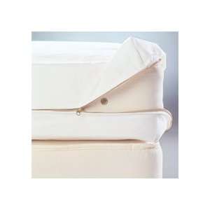   Organic Cotton barrier covers with brass zippers: Home & Kitchen