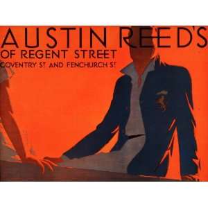  1933 Austin Reeds Mens Clothing Tom Purvis Mini Poster 