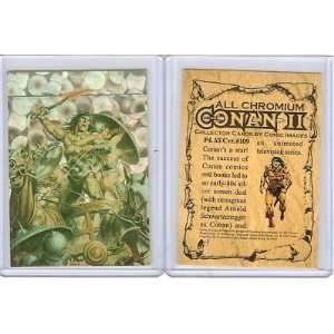  1994 CONAN 2 PRISM CARD P 4 SAVAGE SWORD OF CONAN 