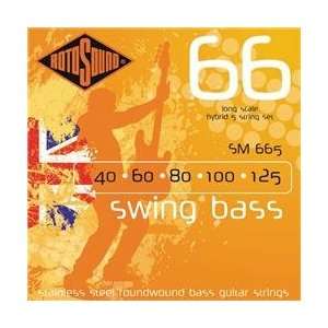  Rotosound Sm665 Swing Bass 5 String Roundwoundbass Strings 