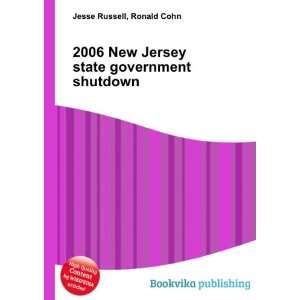   New Jersey state government shutdown Ronald Cohn Jesse Russell Books