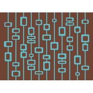  Mid Century Squares Wall Mural: Home Improvement