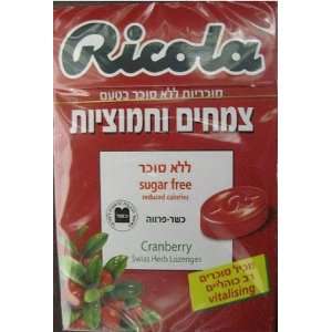  Ricola Sugar Free Cranberry Flv Candy Box 20 Pack: Health 