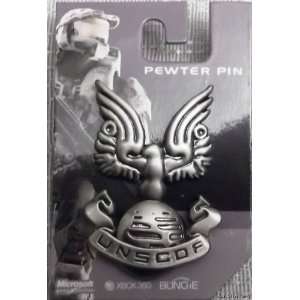  Halo 3 UNSCDF Winged Logo Pewter BADGE / PIN: Everything 