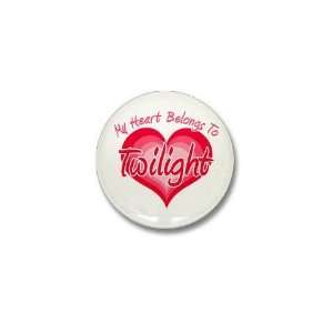  Heart Belongs Twilight Twilight Mini Button by CafePress 