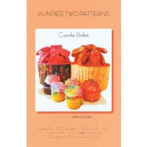  Aunties Two Patterns Cupcake Basket Arts, Crafts & Sewing