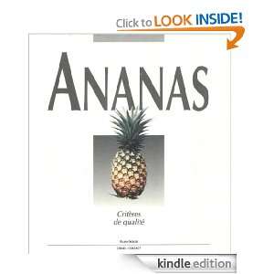 Ananas: Critères de qualité (French Edition): Alain Soler:  