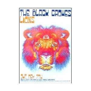 Music   Alternative Rock Posters Black Crowes   Lion Poster   71x51cm