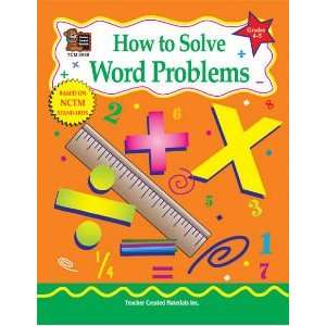  How to Solve Word Problems, Grades 4 5 Book Toys & Games