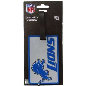  NFL Detroit Lions Soft Luggage Bag Tag: Sports & Outdoors