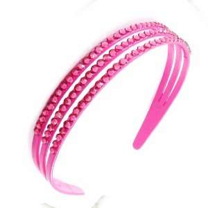  Headband Cristal pink.: Jewelry