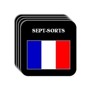 France   SEPT SORTS Set of 4 Mini Mousepad Coasters 