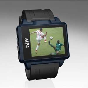  2GB 1.8 MP4 Watch(Navy Blue frame, Black belt)(MP3 