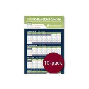  90 Day Global Calendar 10 pack 