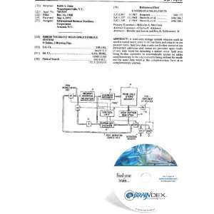   Patent CD for ERROR TOLERANT READ ONLY STORAGE SYSTEM 