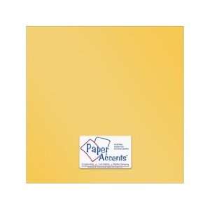  Paper Accents Pearlized 12x12 Amber  81lb 