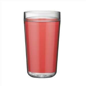 Bartenders Choice Fun Colors 24 Oz Double Wall Glass in Red:  