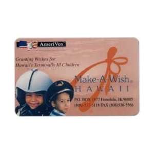  Collectible Phone Card Make A Wish Foundation Hawaii (2 