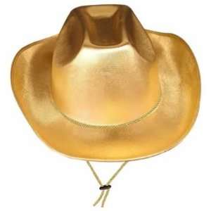  Theatrical Cowboy Hat (gold) Party Accessory (1 count 