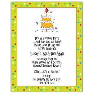  Teens Birthday Party Invitations   Cake Invitation: Health 