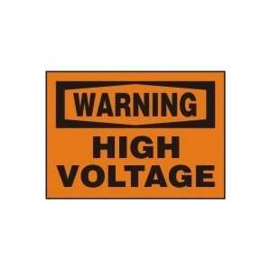  WARNING HIGH VOLTAGE 14 x 20 Dura Plastic Sign: Home 