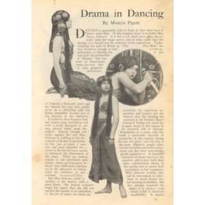    1912 Actress Dancer Nancy Denvers illustrated: Everything Else