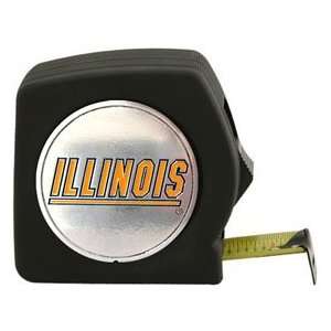  Illinois Fighting Illini NCAA Black Tape Measure Sports 