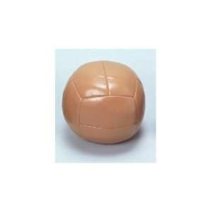  11 lbs. Tan Synthetic Leather Medicine Ball: Sports 
