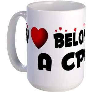 Belongs To A CPA Funny Large Mug by CafePress: Everything 