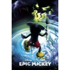  Disneys Epic Mickey   Gaming Poster (Mickey Vs. The 