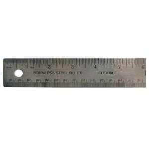  : Helix Stainless Steel Ruler Stainless Steel PA 13006: Toys & Games