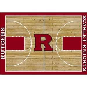 Milliken P/#533325 C/#1347 College Court Rutgers Scarlet Knights Rug 