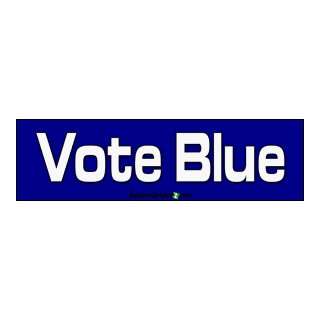   Vote Blue   Political Bumper Stickers (Large 14x4 inches): Automotive