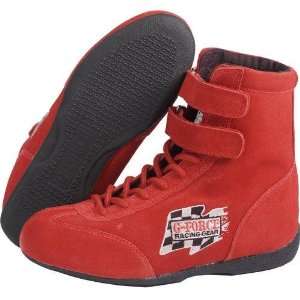   4230030RD RaceGrip Red Size 030 High Tops Racing Shoes Automotive