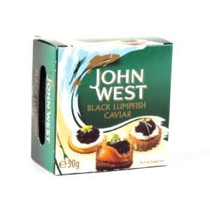 John West Black Lumpfish Caviar 50g: Grocery & Gourmet Food