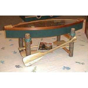  Canoe Coffee Table Marine Blue: Home & Kitchen