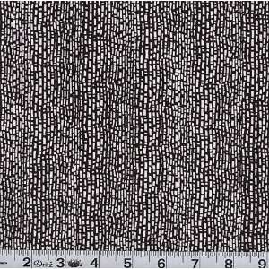  45 Wide Black and White Dashes Fabric By The Yard Arts 