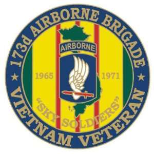  NEW 173rd Airborne Brigade Vietnam Veteran Pin   Ships in 