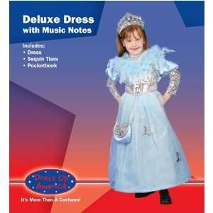  Dress Up America Music Notes Deluxe Dress X Large 16 18 