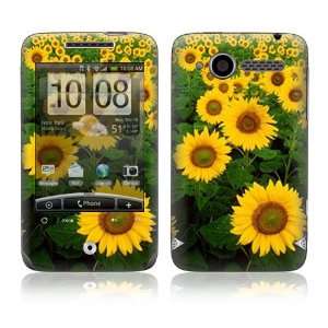  HTC WildFire (Alltel) Skin Decal Sticker   Sun Flowers 