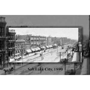  Main Street 1890, Salt Lake City, Utah   24x36 Poster 