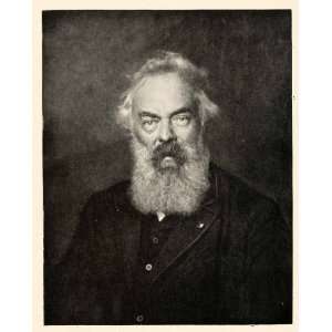  1898 Print William Roelofs Portrait Dutch 19th Century 