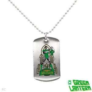 GREEN LANTERN Wonderful Necklace Well Made in Stainless steel. Total 