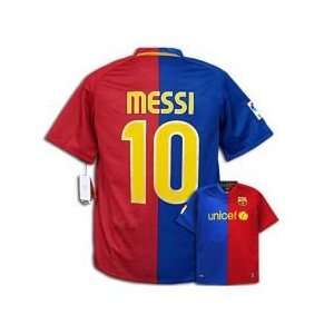  Barcelona home #10 MESSI Soccer Jersey & Short Set Sports 