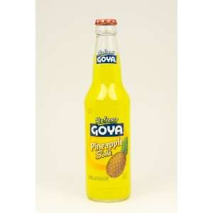 Goya Pineapple Soda 12 oz:  Grocery & Gourmet Food