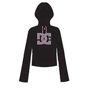  DC Womens Dotstar Zip Up Hoody   Large/Black: Automotive