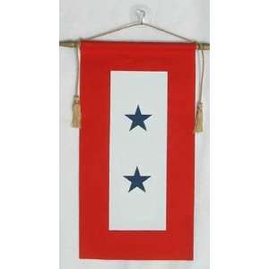  Traditional Service Flag   2 Stars 