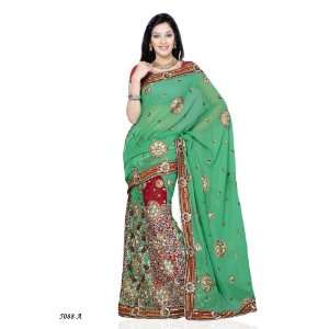  Exclusive Georgette Fabric Lehenga Style Saree: Everything 