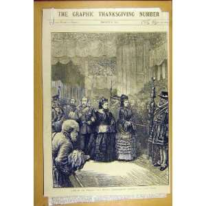 1872 St. PaulS Royal Procession Nave Thanksgiving Day 